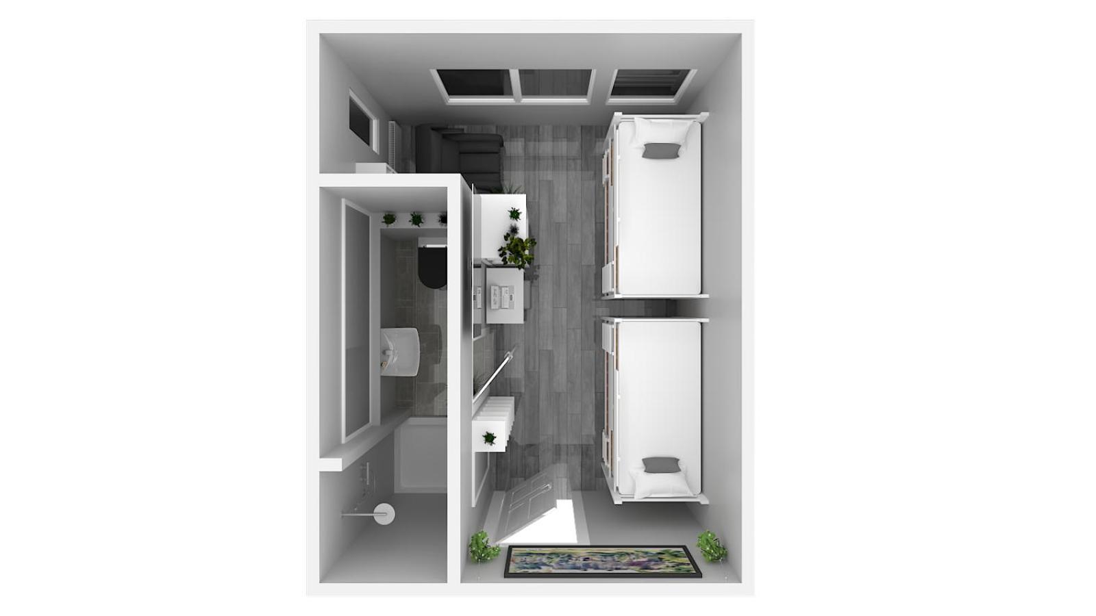 Hotel Ulm Zentrum - Komplettes Zimmer, Hochbett, Android Tv & Eigenem Bad - Perfekt Fuer Familien & Gruppen Quarto foto